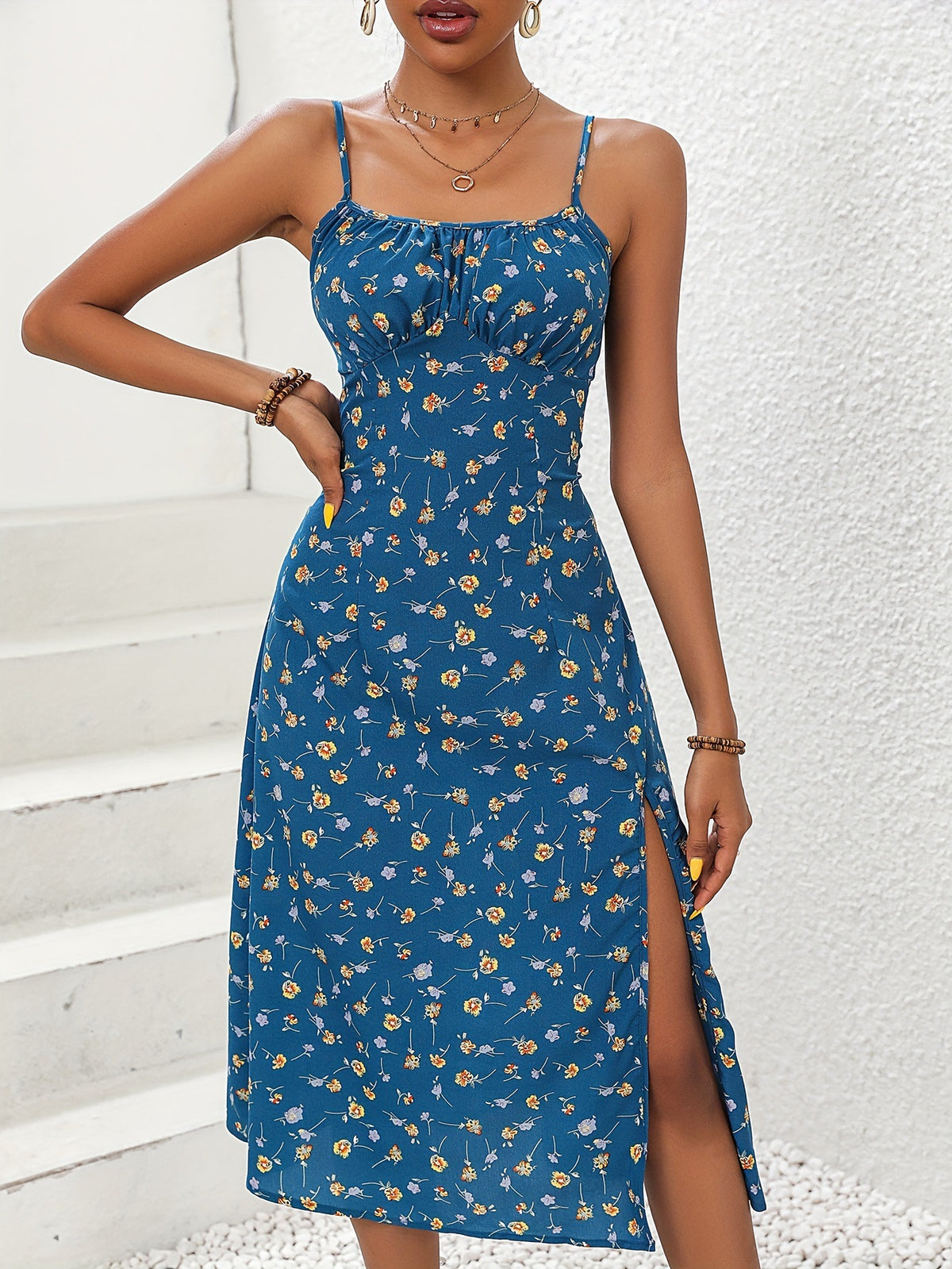 Robe tendance pour femmes Style d'été Commerce extérieur Européen et américain Amazon Sexy Spaghett