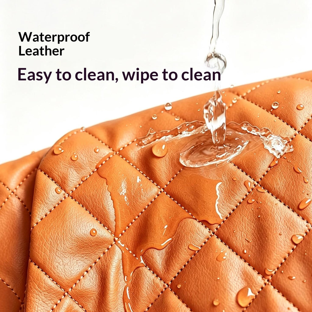 Tapis de siège de voiture en cuir animal de compagnie imperméable