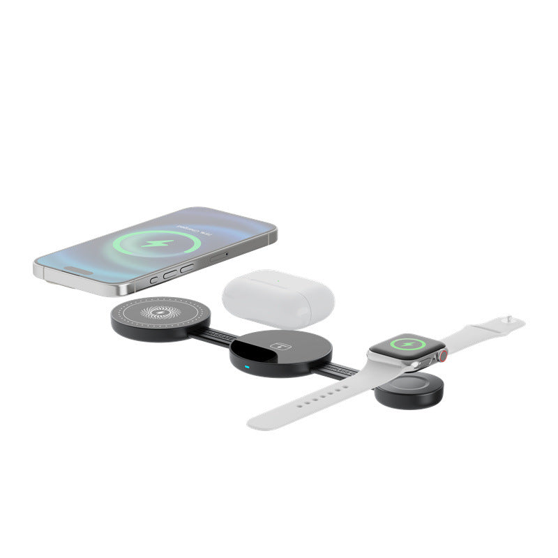 Multifunctional 3-in-1 Fast Wireless Charger