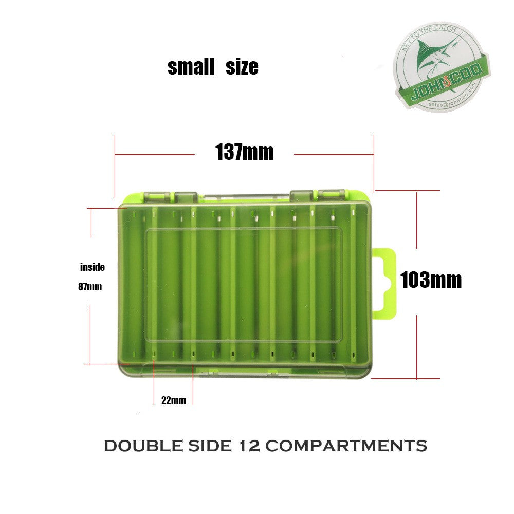 Stockage double face de la boîte de rangement double couche