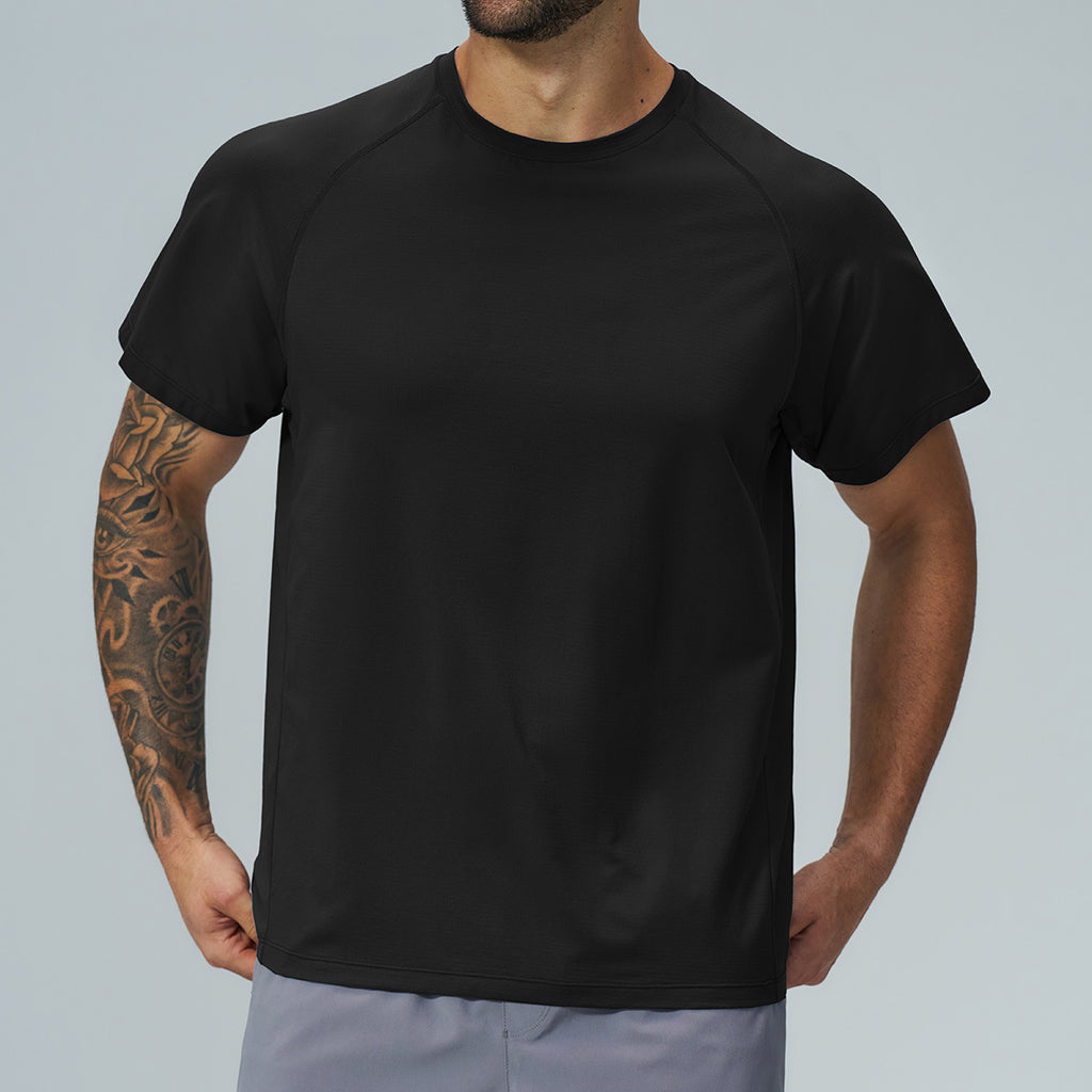 Chemise à manches courtes à séchage rapide pour hommes