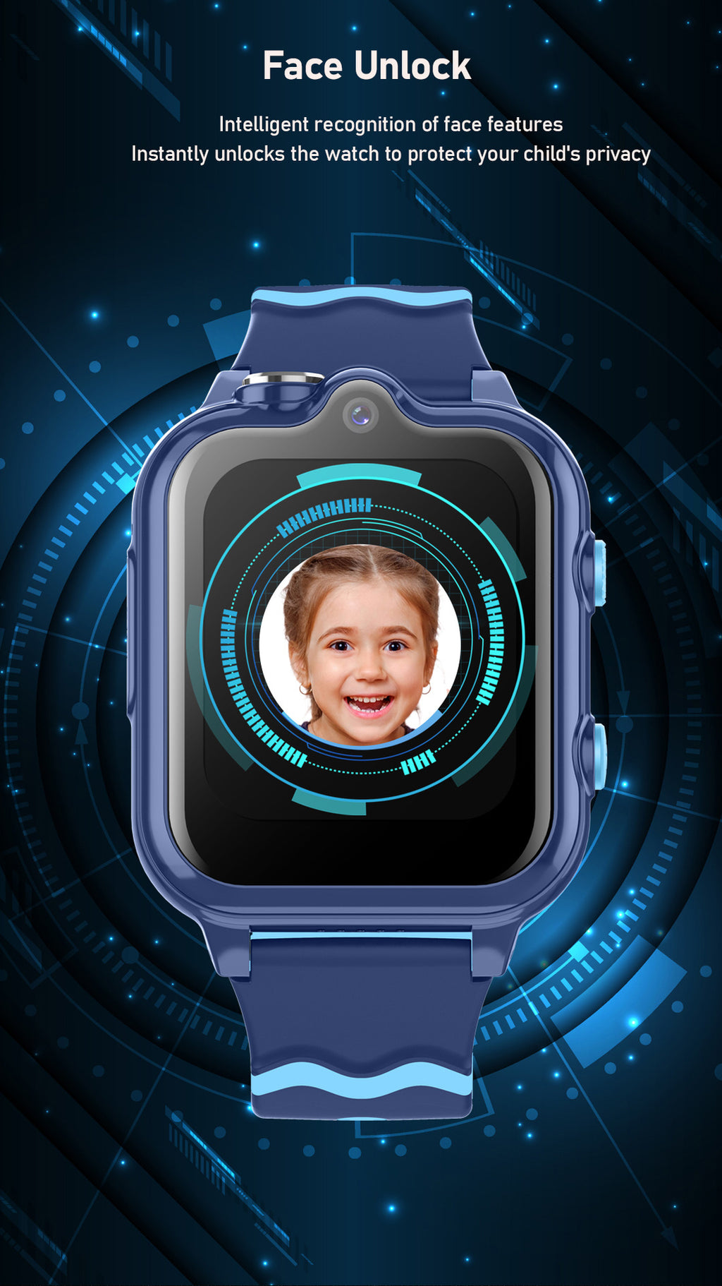 Téléphone pour enfants Smart Watch Video Positionnement GPS Photographie Imperméable Comptement étape