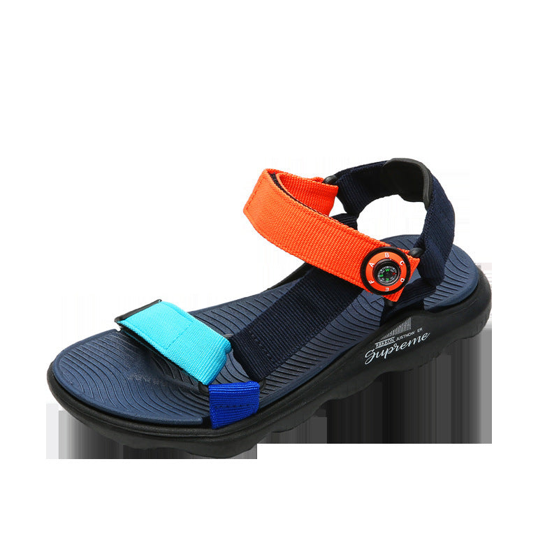 Sandales de plage de Webbing pour enfants couleur bonbons