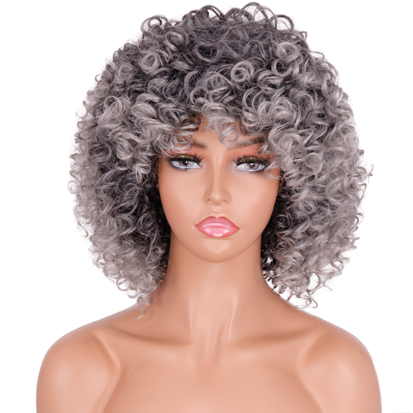 Wig Headgear pour femmes Fibre chimique européenne et américaine