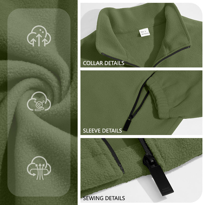 Veste de fermeture éclair pour hommes