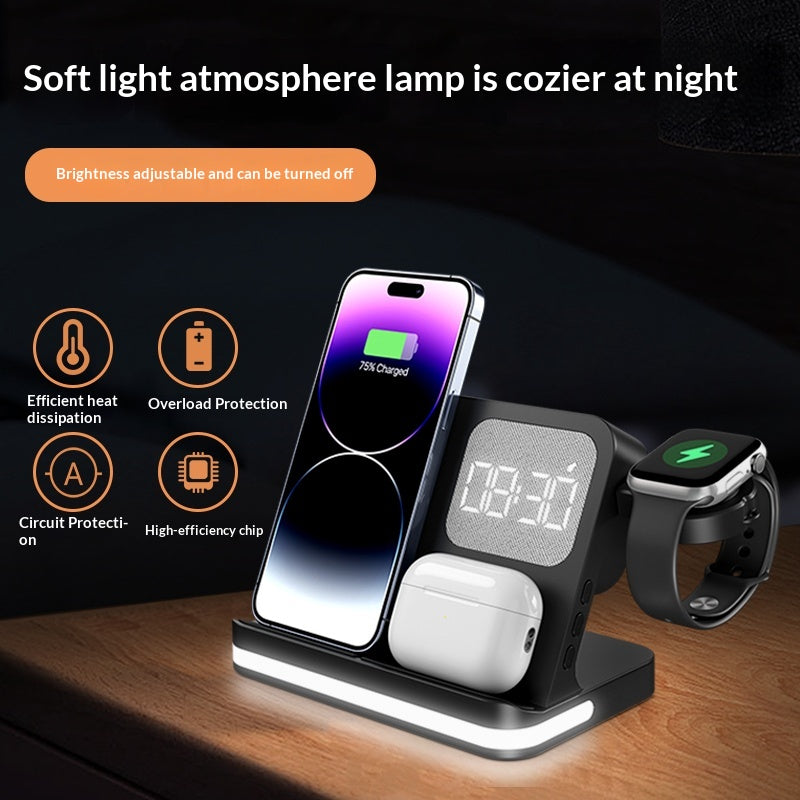 Chargeur magnétique quatre en un sans fil