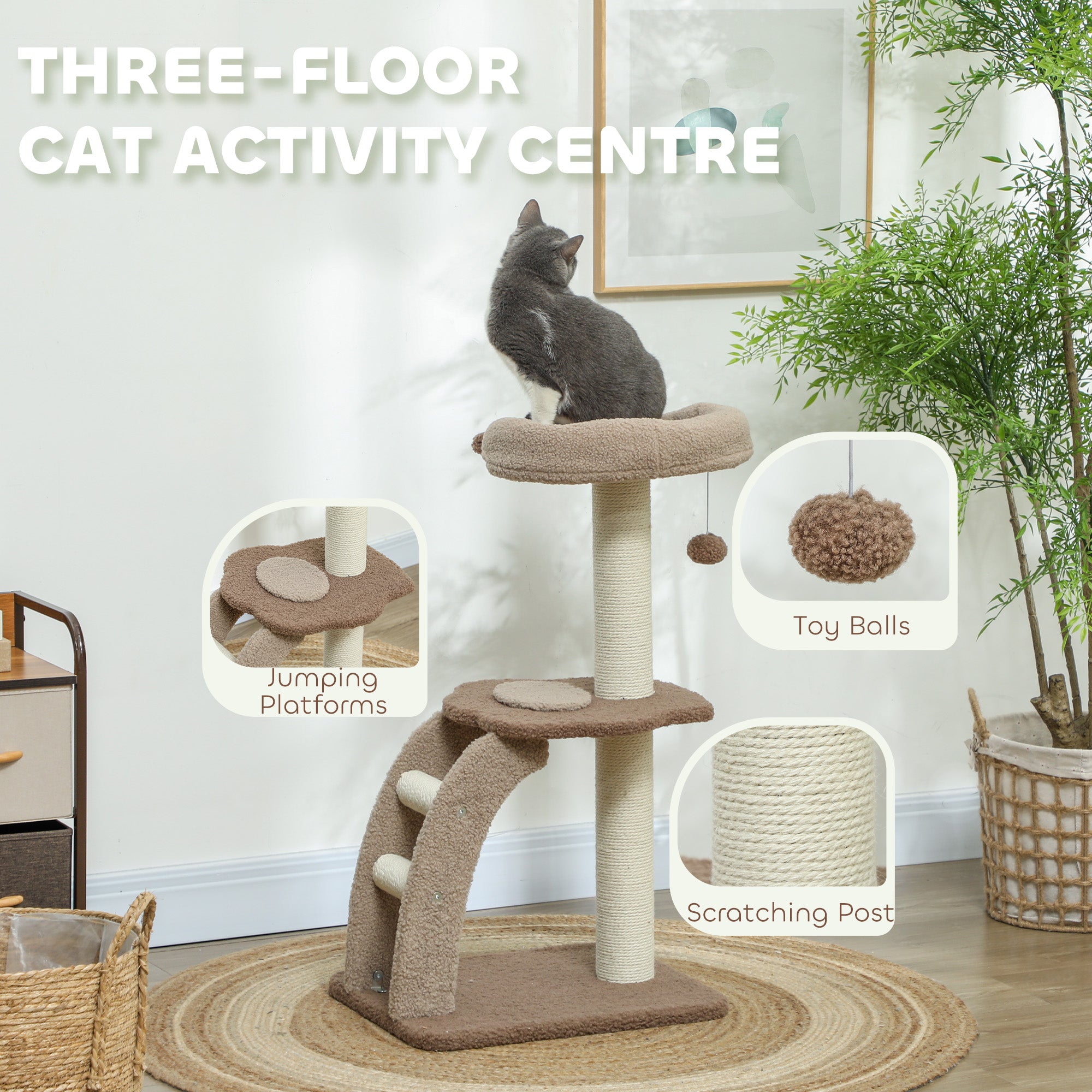 Arbre de chat pour les chats intérieurs