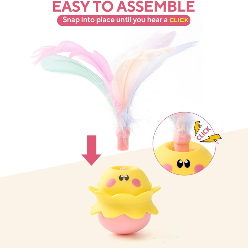 Automatic Interactive Cat Feather Toy