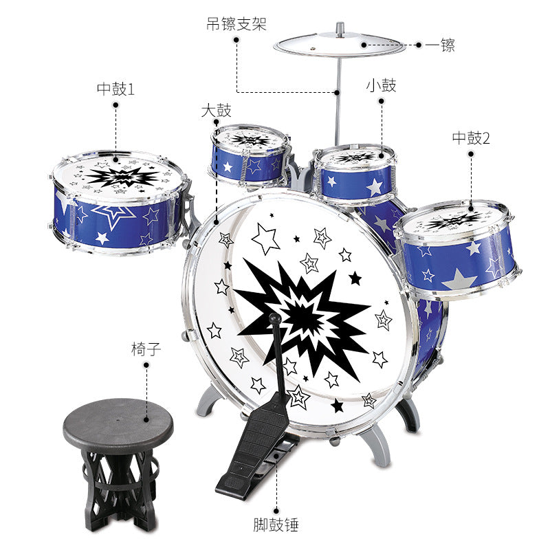 Kit de batterie de jazz pour enfants