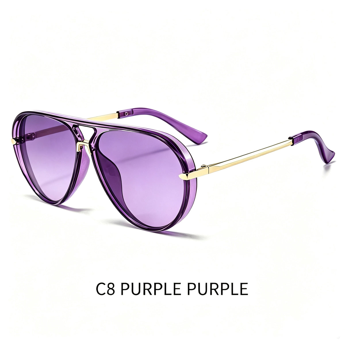 Lunettes de soleil de style grenouille