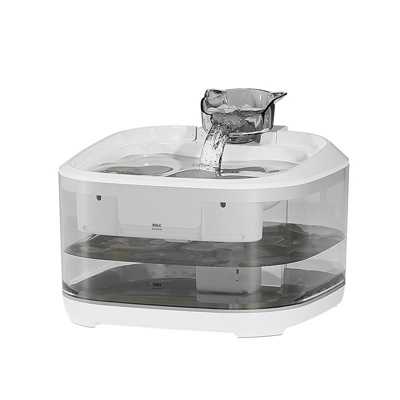Fontaine d'eau pour animaux de compagnie avec une grande capacité
