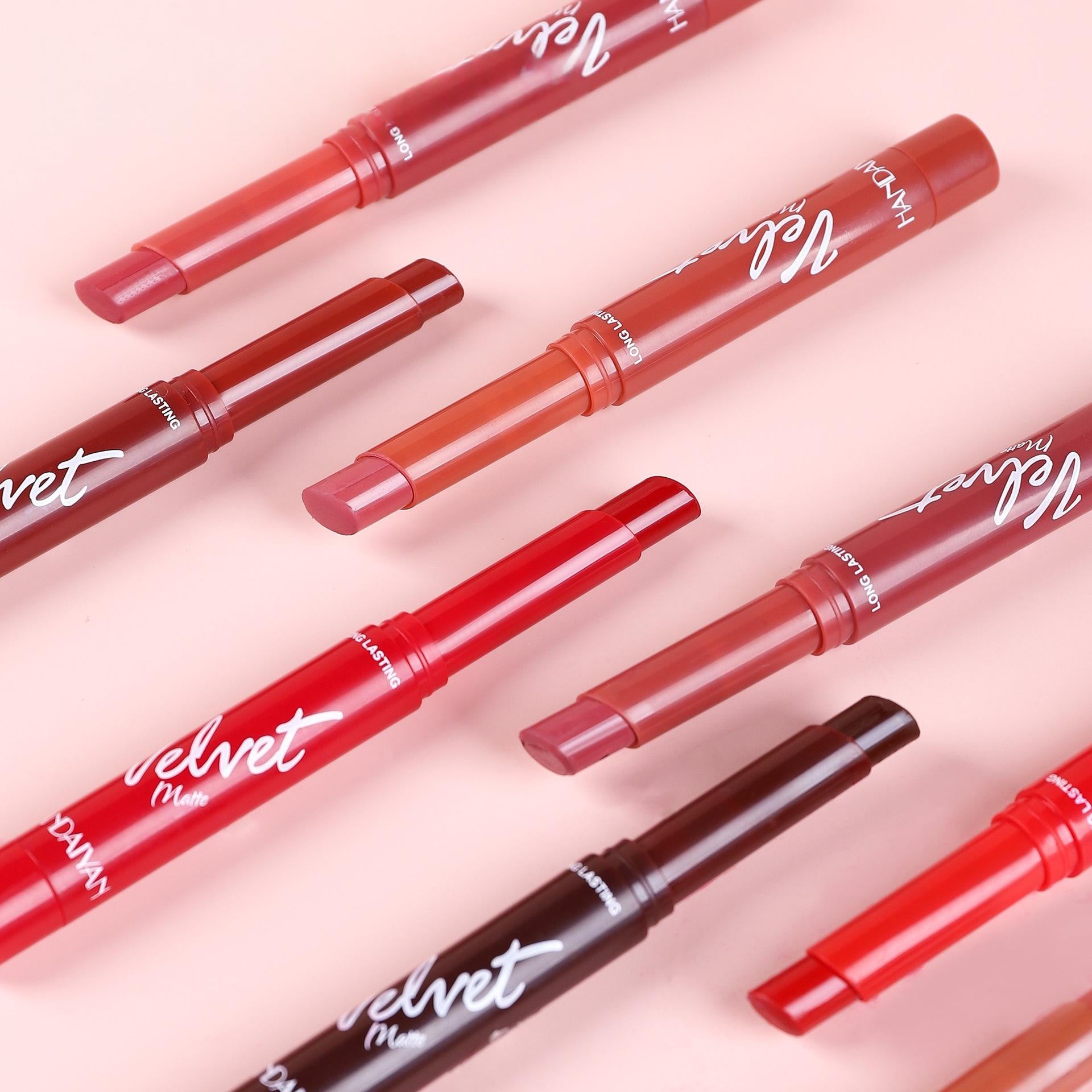 Ensemble de tubes de rouge à lèvres Matte