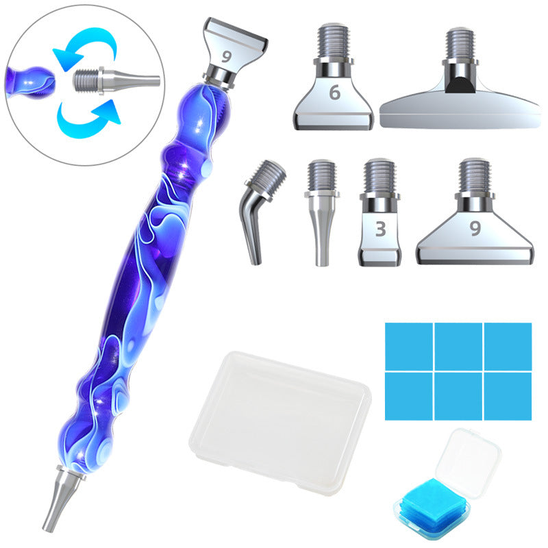 Alliage de fil métallique Stylo de forage de point de dessin diamant