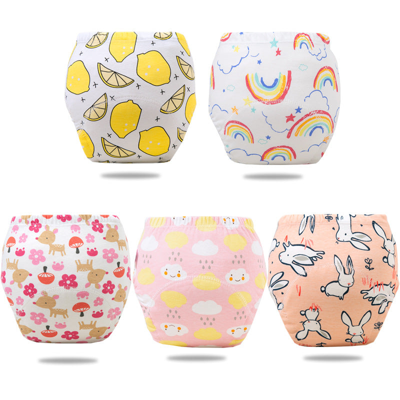 Pantalons d'entraînement de toilette bébé Pure coton imperméable Couche lavable
