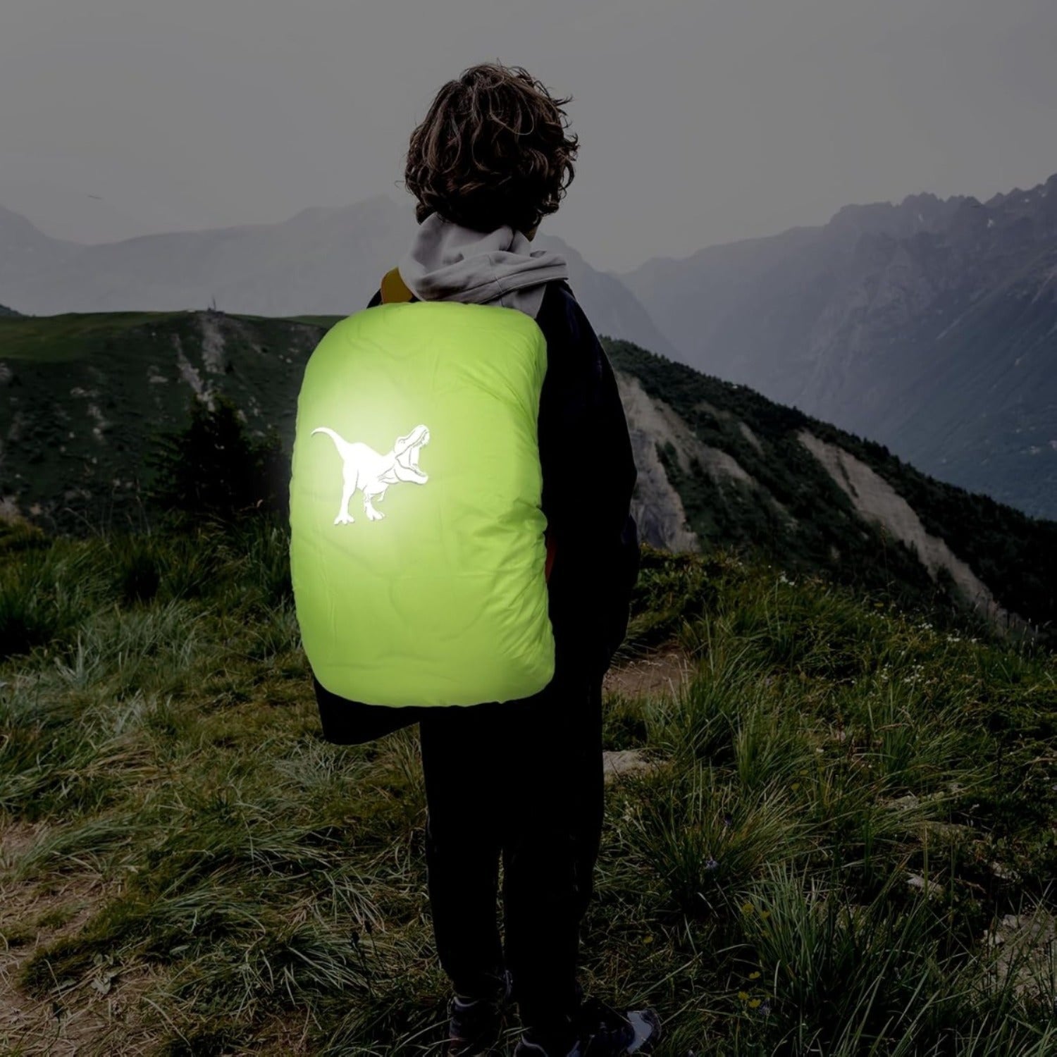 Couverture de sac à dos imprimé dinosaure - Couverture de protection pratique pour usage quotidien - Parti Acce