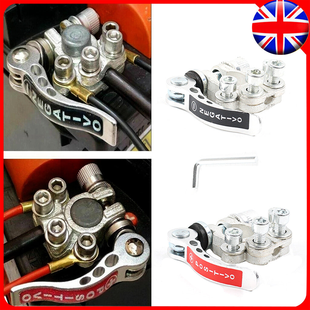 2Pcs Clamp universel de batterie de voiture Terminal de connexion-Pure Camion en cuivre