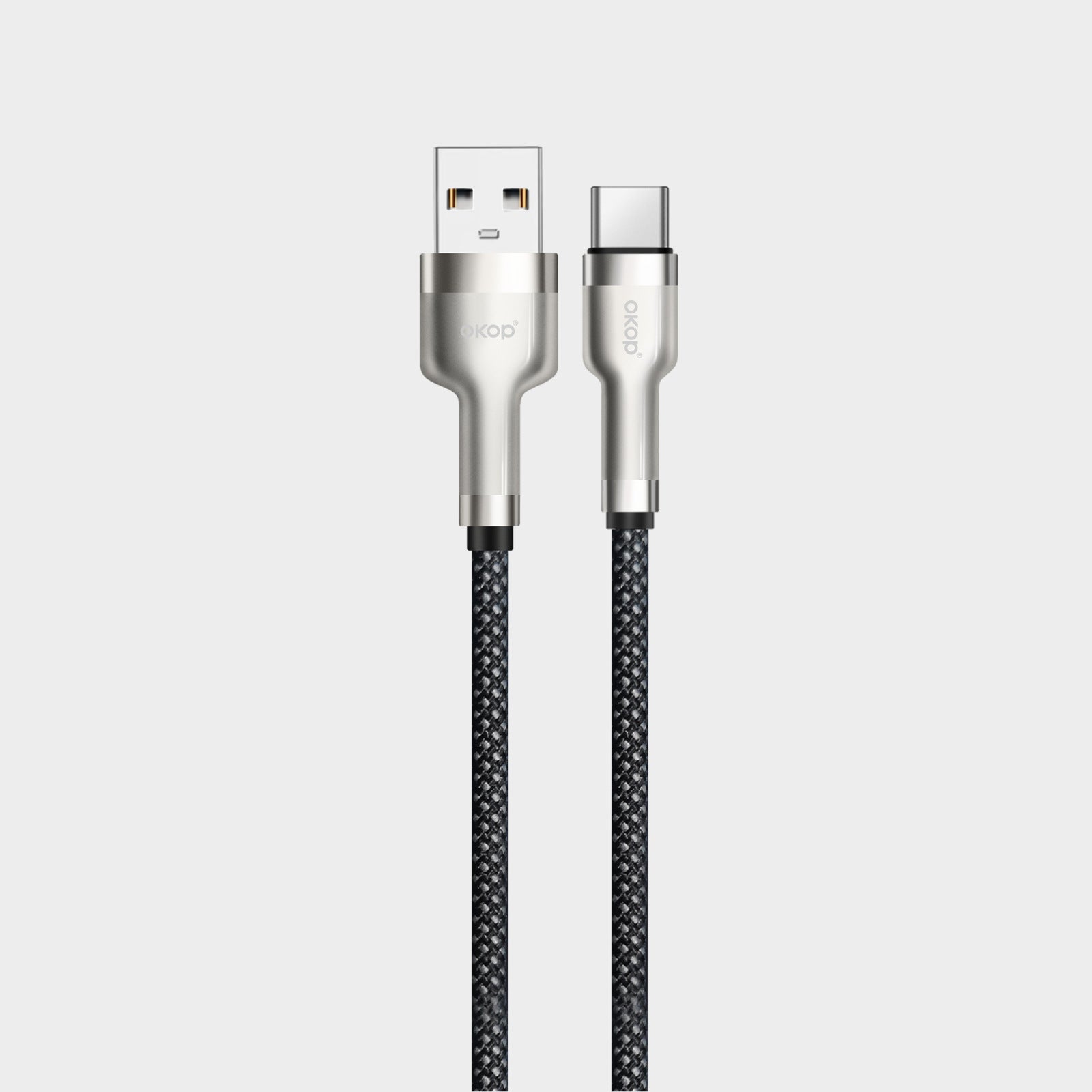 KP-318 Câble de données à charge rapide de 65W tressé Protection contre les surcharges durables Type-C Compatibl