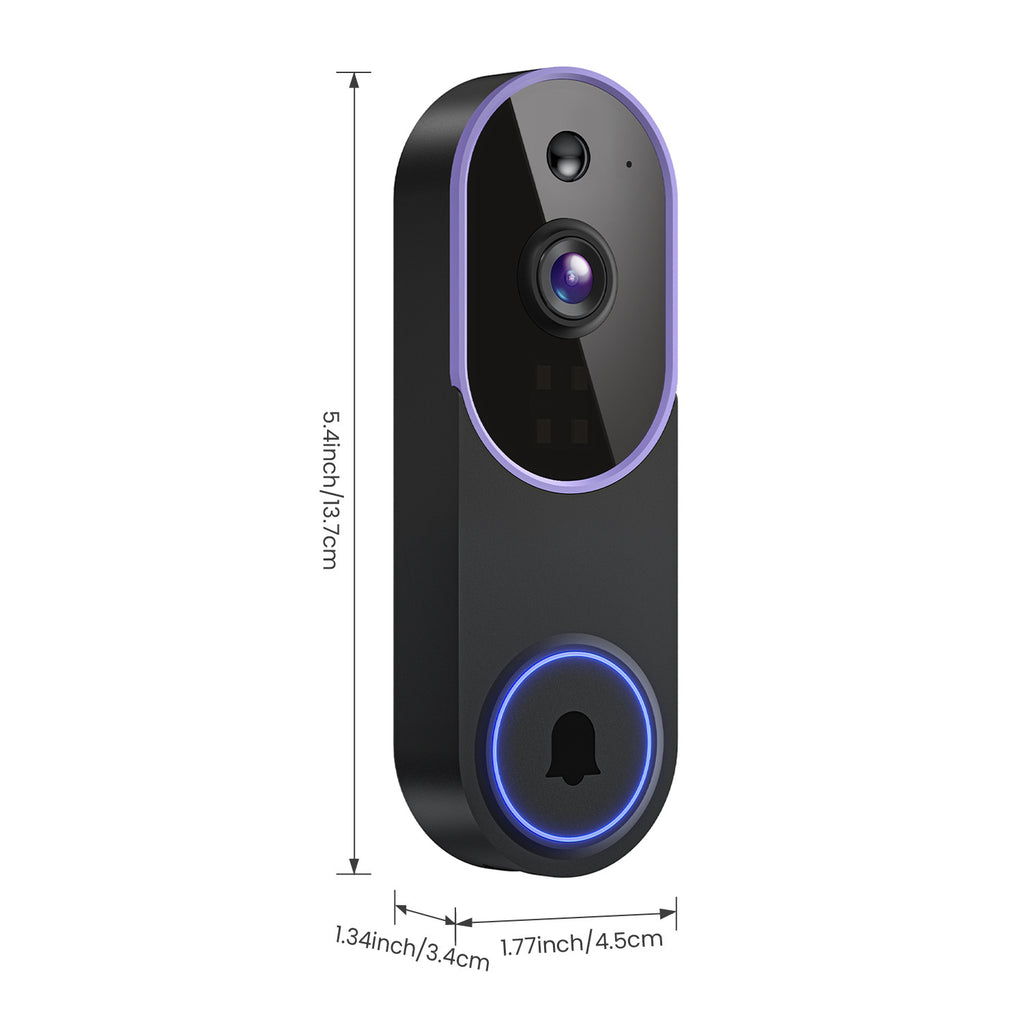 Smart Home Outdoor Wireless Doorbell Camera Video Intercom HD