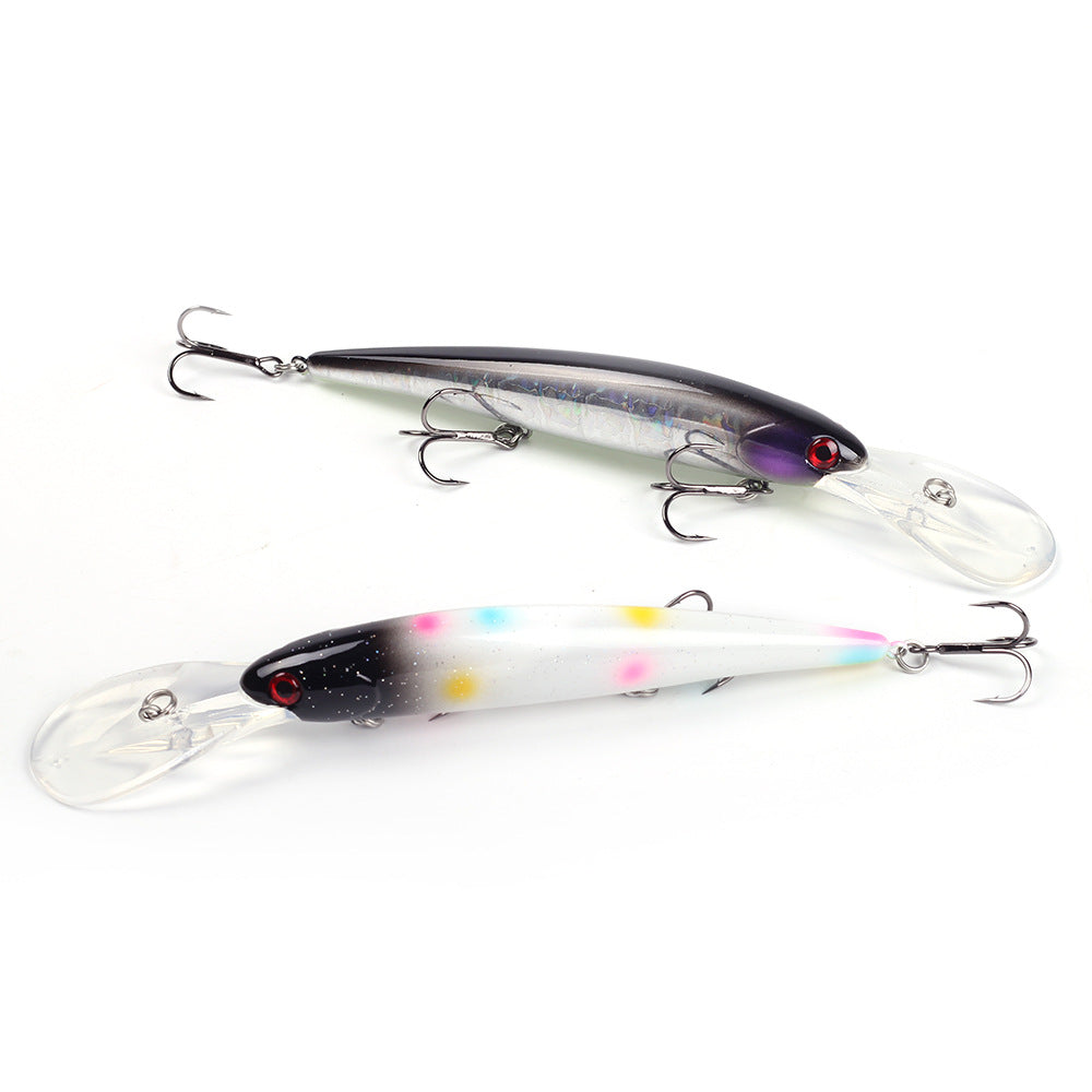 Long Tongue Plate Road Subbait 120mm20g Floating Deep Diving Bait de pêche Mino