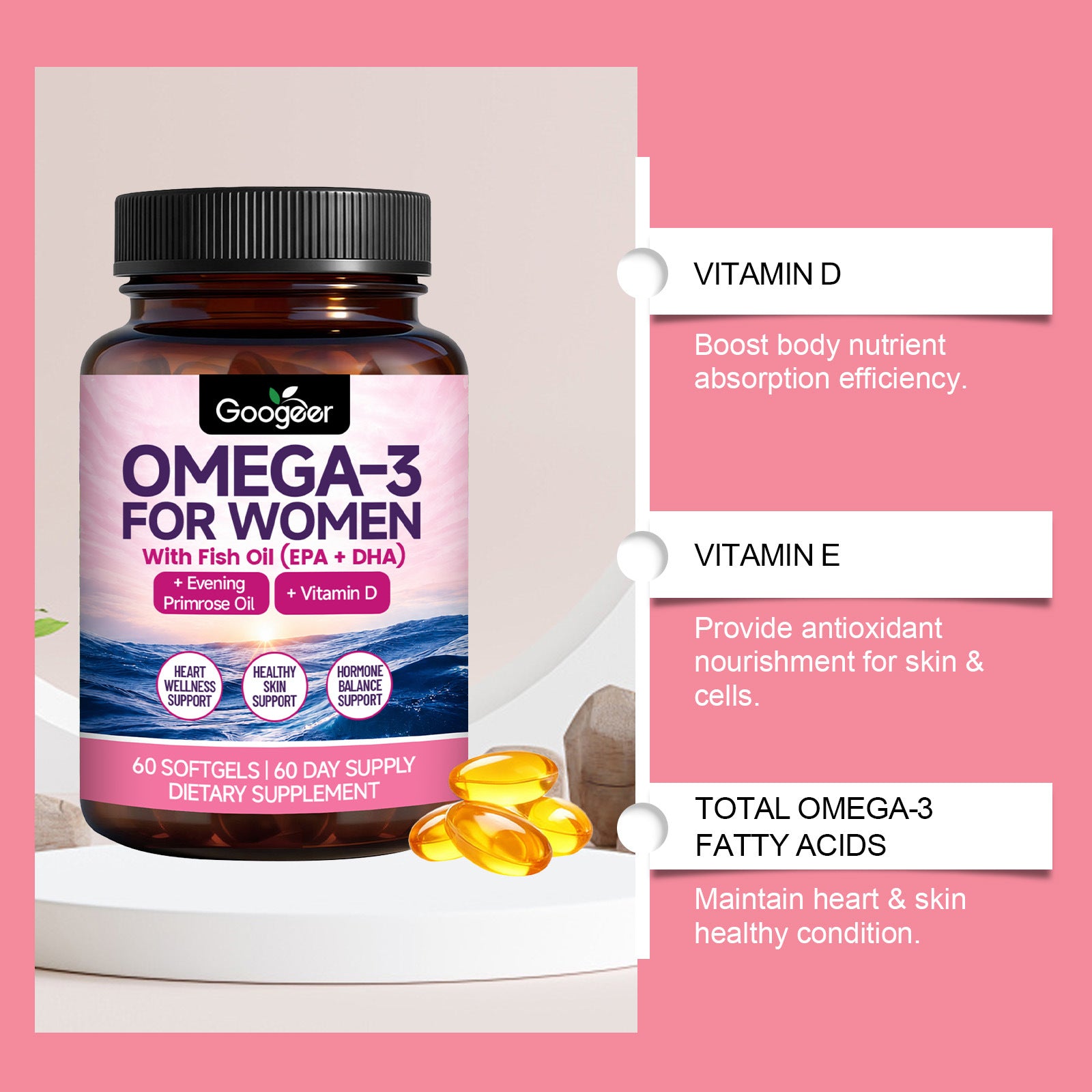 Capsules d'huile de poisson