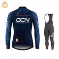 GCN Fleece Long Sleeve Cycling Jersey Cycling Jersey Running Winter Series