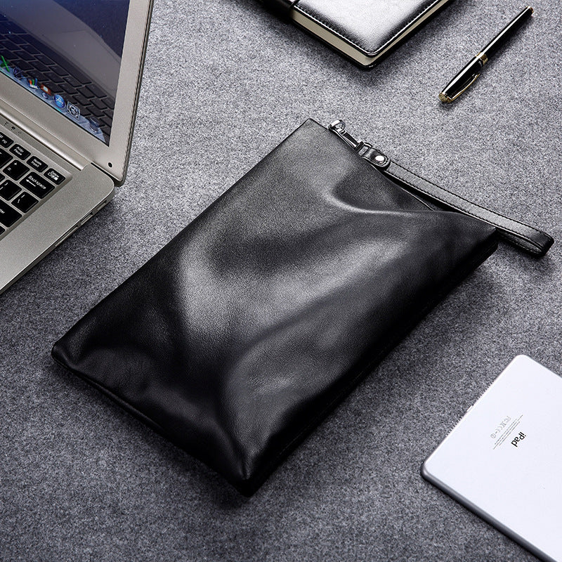 Sac pour hommes en cuir véritable Inclutch occasionnel