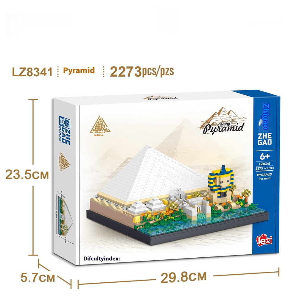 Pyramide Ancient Architecture Model Micro Diamond Particle Building Blocs Haute Difficulté