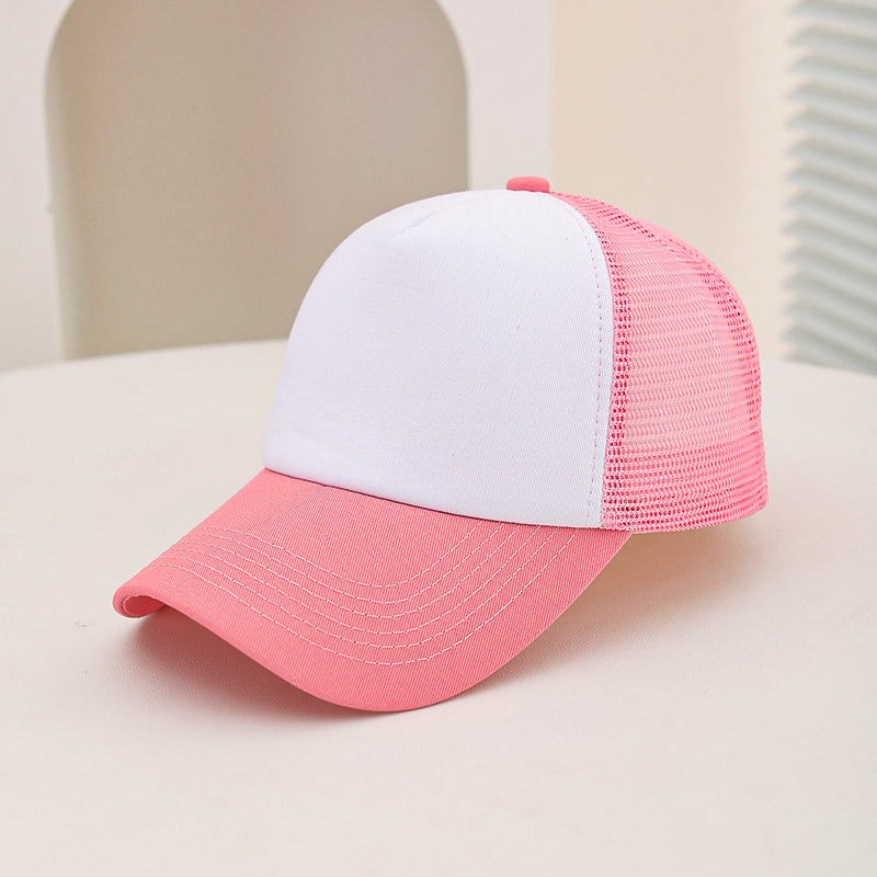 Chapeau de camionneur multicolore pour homme pour la protection contre le soleil