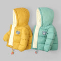 Manteau chaud rembourré en coton pour enfants avec doublure en polaire supplémentaire
