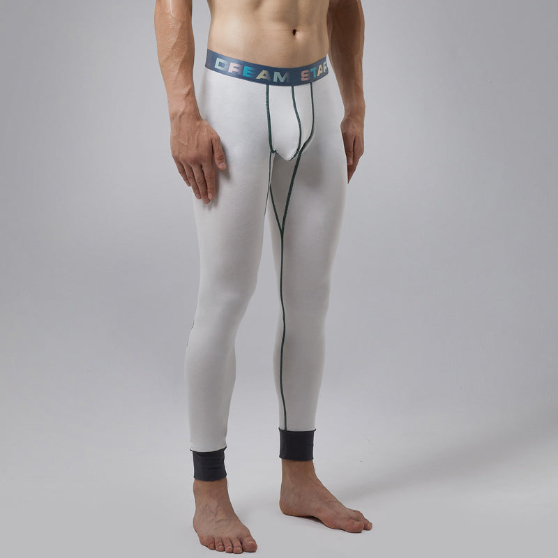 L'automne des hommes mode d'hiver d'impression de dessin animé Base coton-woolen pantalon Slim Fit chaud