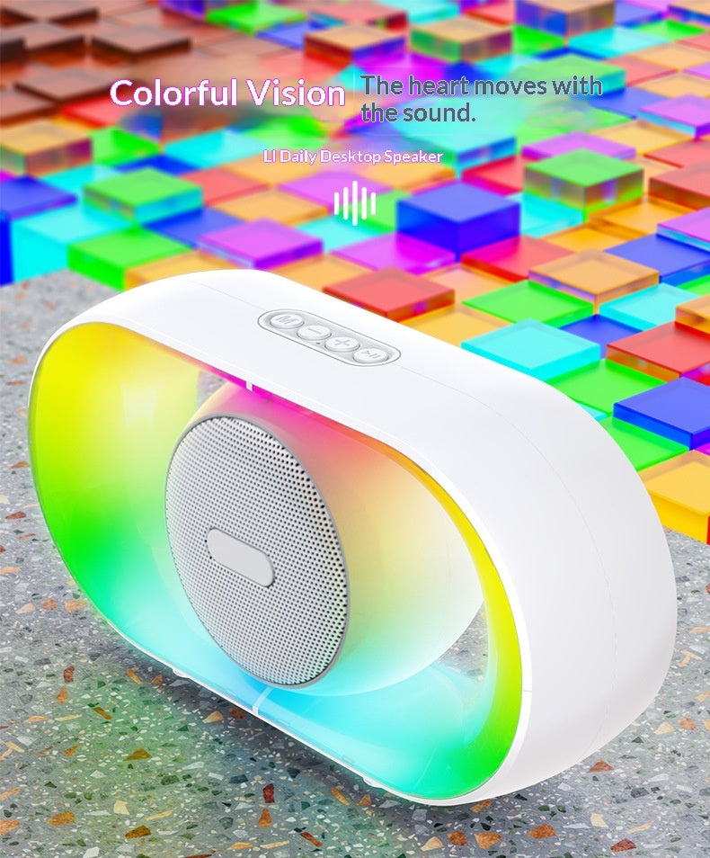 Cool Outdoor Camping Tabletop Ambient Night Light avec Bluetooth haut-parleur RGB Light