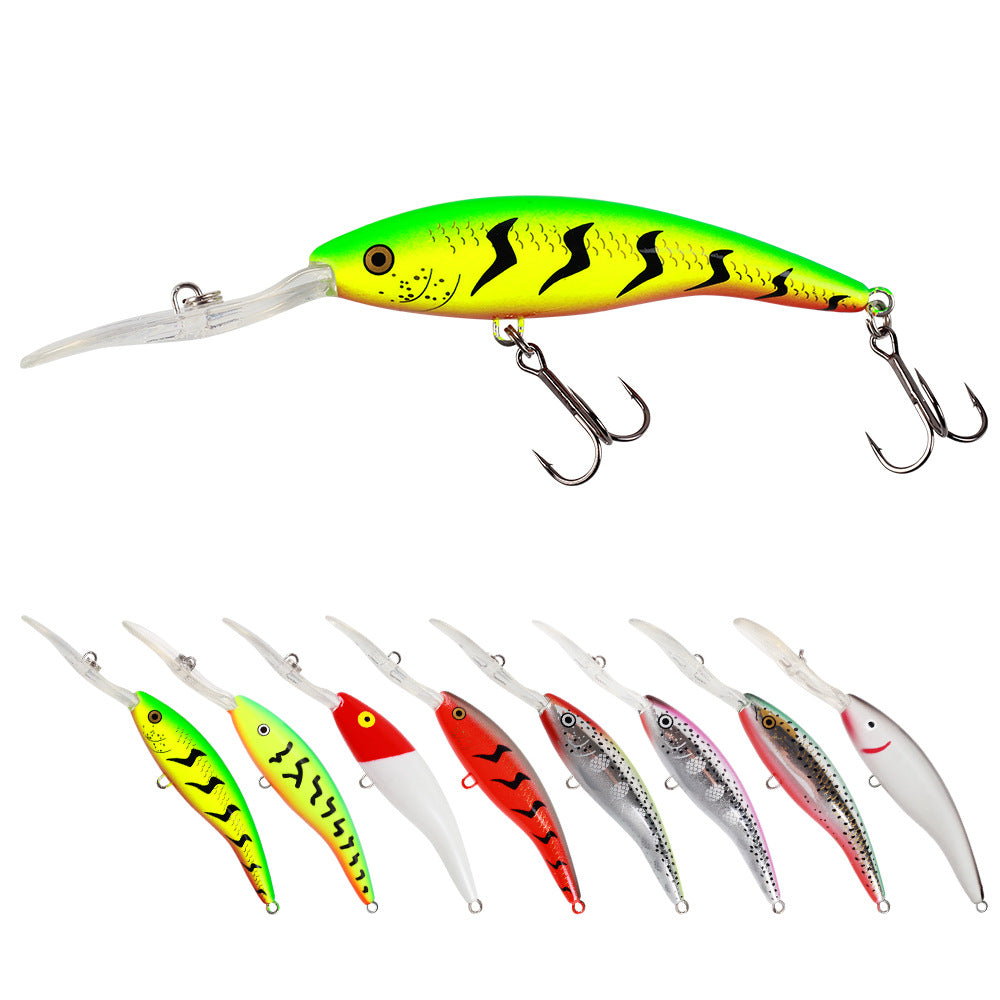 90mm14g Plaque flottante longue langue Lure