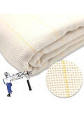 Tapis jaune flanelle-blanc-100 * 400cm-1 pièce