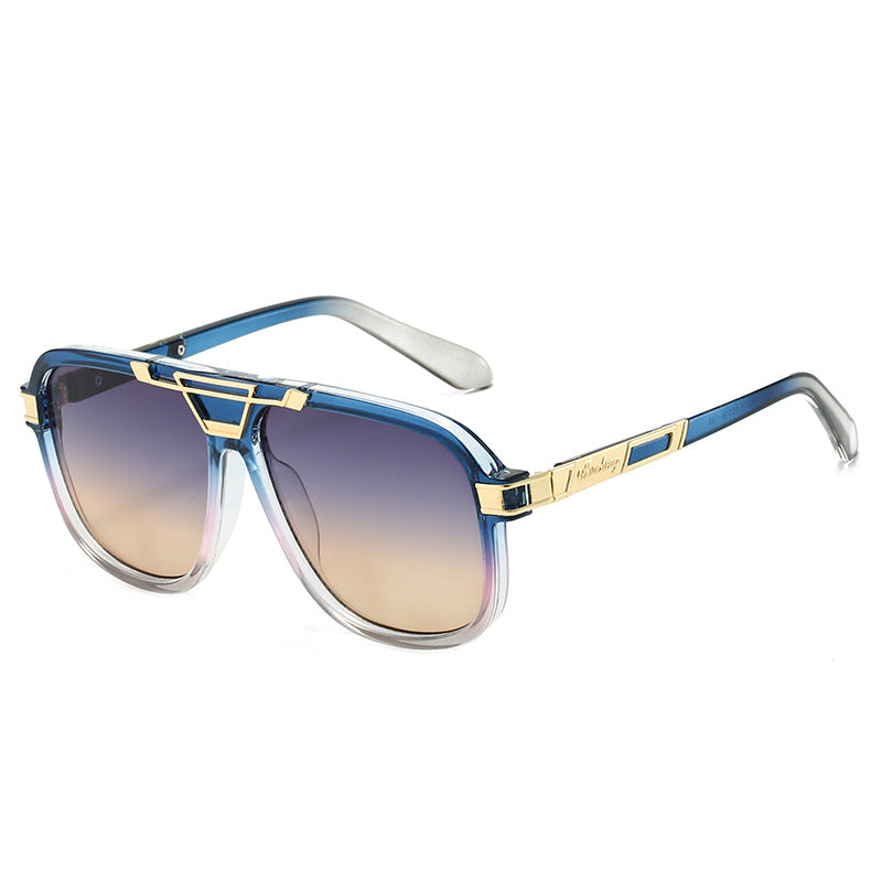 Lunettes de soleil à double faisceau stylé pour femmes
