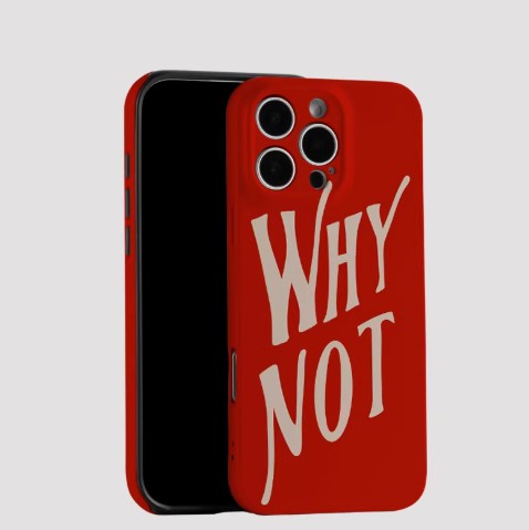 WHYNOT Anglais de style coréen Instagram téléphone Case