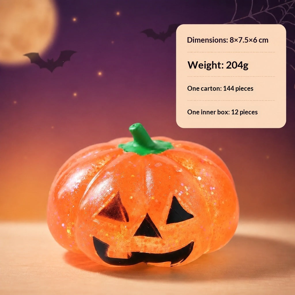 Cadeau d'Halloween Scary Dumpling Squeeze Jouet avec Bounceback
