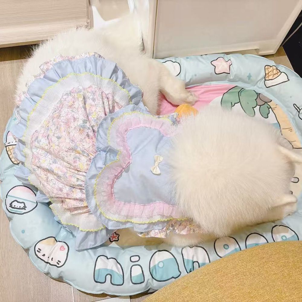 Robe de chien en mesh avec harnais pour chiens moyens à grands
