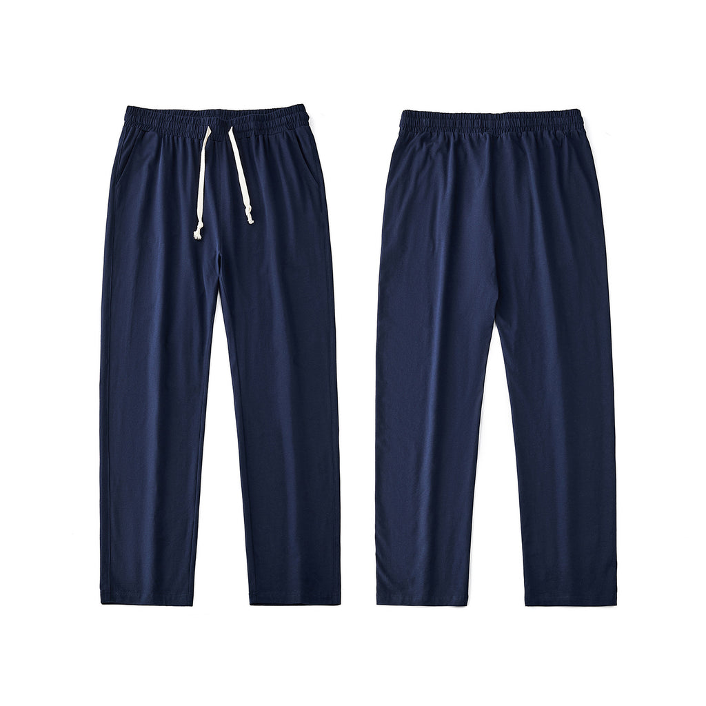 Pantalons de sport tout-terrain pour hommes couleur solide