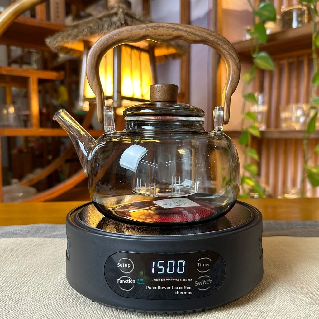 1500W Smart Home Mini théière avec mini poêle en céramique électrique