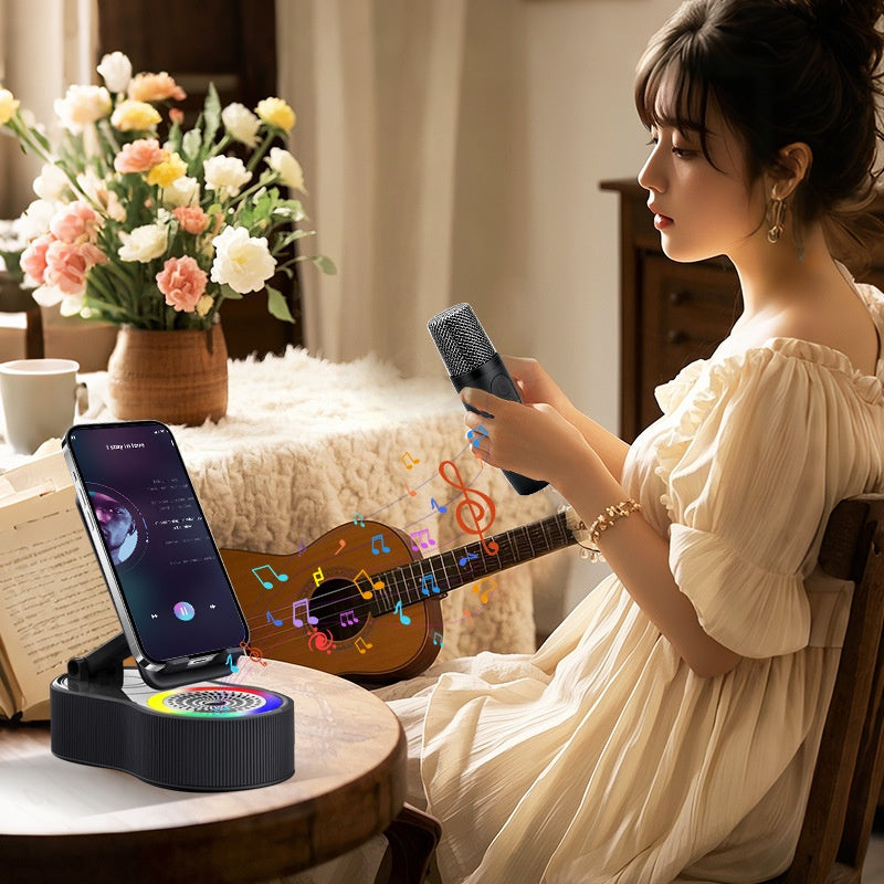 5-in-1 Rotating and Adjustable Bluetooth Speaker Phone Power Bank