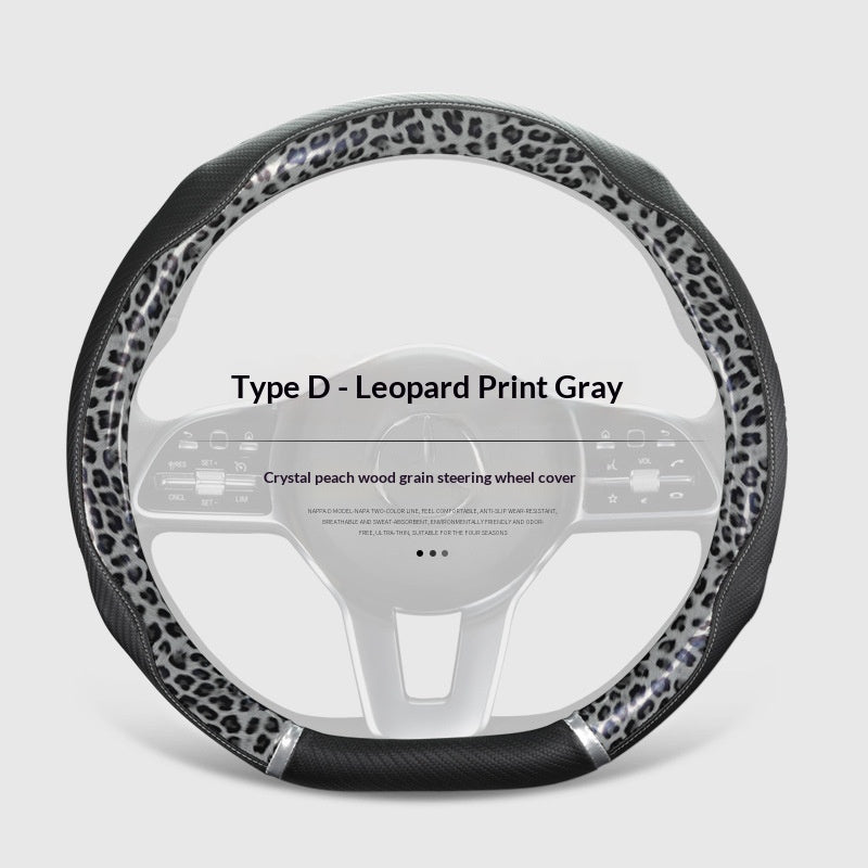 Couverture de volant de voiture Crystal Rosewood