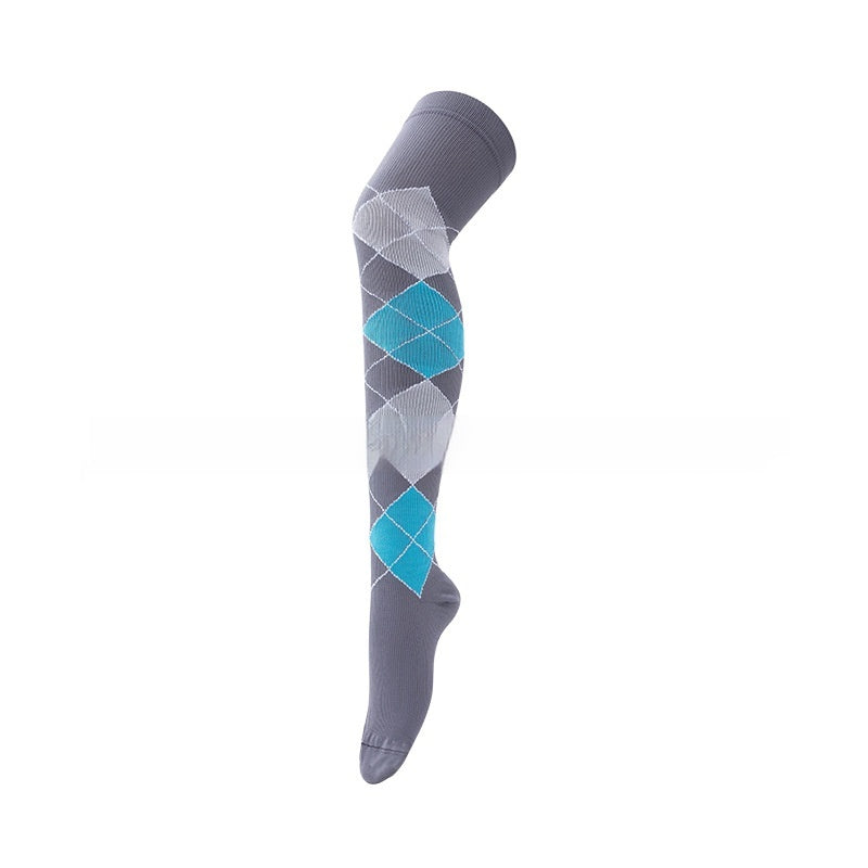 Chaussettes de sport élastique de plein air à vélo longue compression