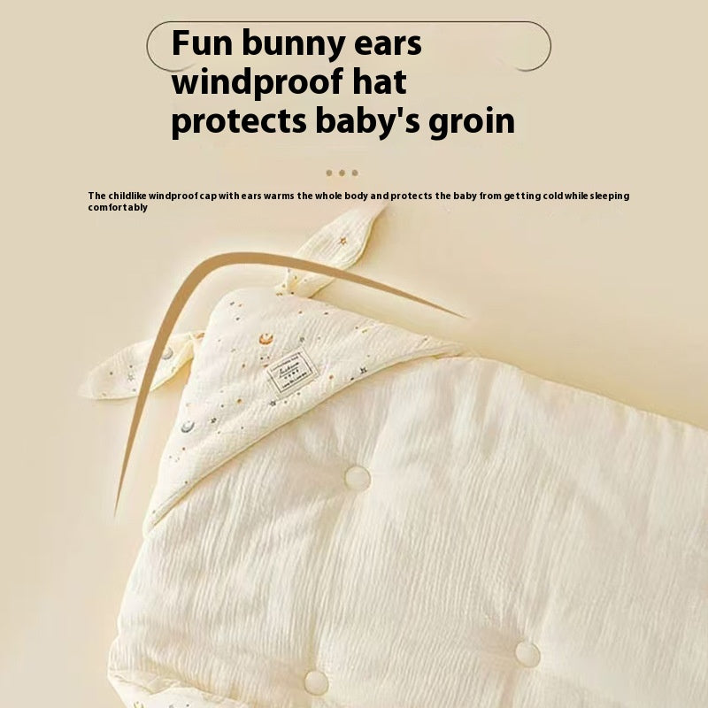 Nouveau-né Crêpe Bean Bag Nouveau-né Automne et couverture de bébé d'hiver