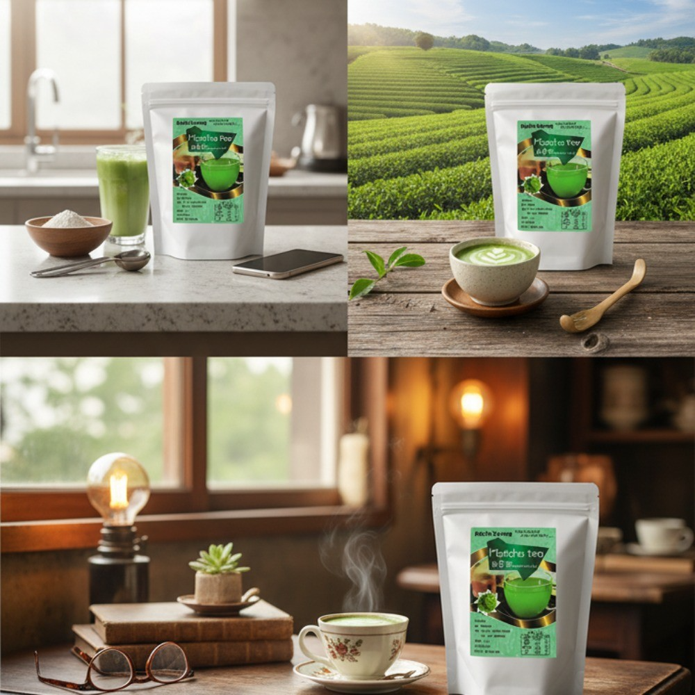 CIFbuy poudre de Matcha biologique 250g thé vert naturel japonais