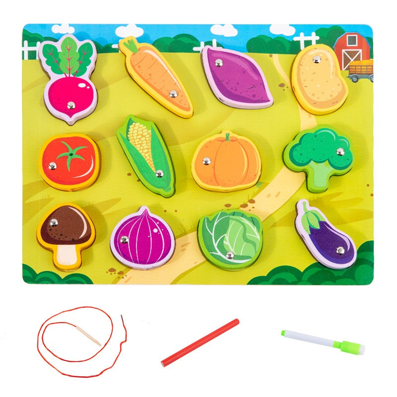 Kids Fishing Bead Baby Educational Toy