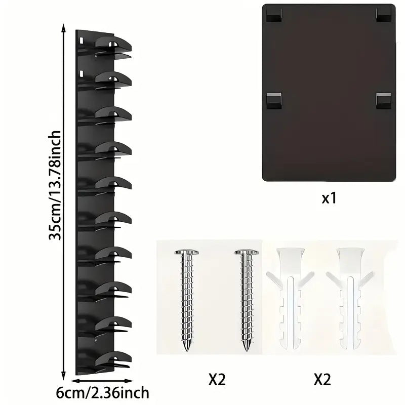 Baseball Cap Rangement Rack mural sans punch
