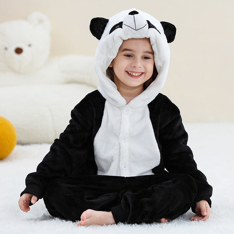 Cartoon animal onesies pour les enfants plus âgés costumes de performance Halloween