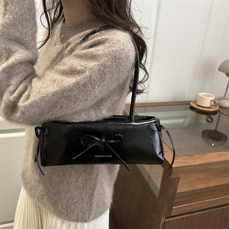 Sac à épaule occasionnel et élégant de grande capacité avec un détail Bow