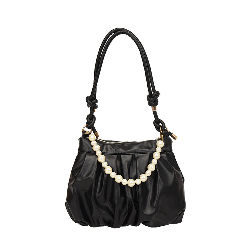 Sac en chaîne de perles ravagées pour femmes