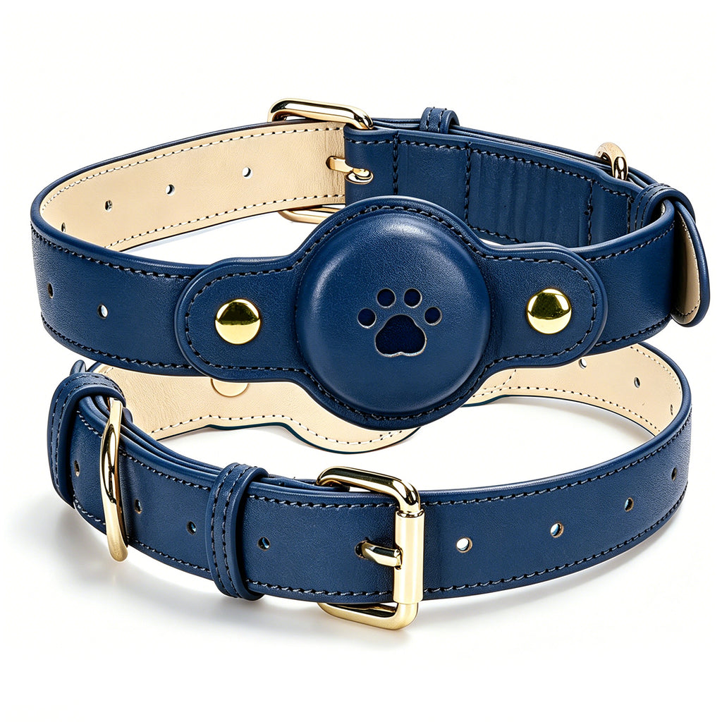Collier GPS en cuir PU en cuir